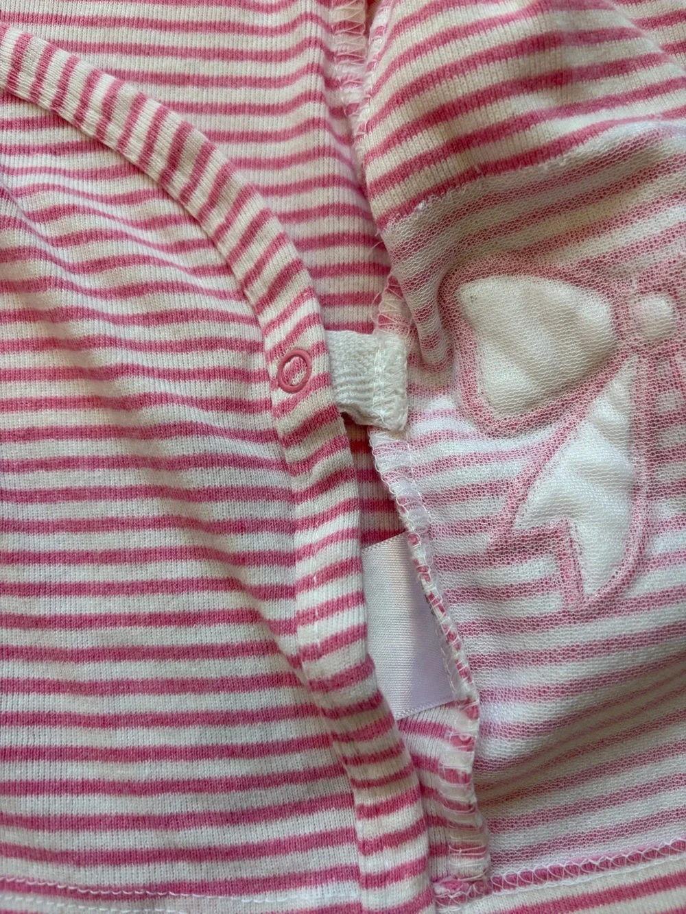Koalababy Pink and White Striped Pajama Set with beanie